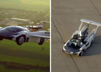 Bir neçə dəqiqə ərzində təyyarəyə çevrilən avtomobil uçuş icazəsi aldı.