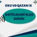 Oxu və Qazan IX müsabiqəsinin nəticələri açıqlandı